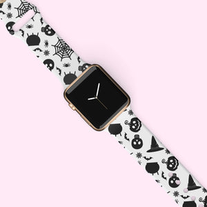 Black and White Halloween Watch Band