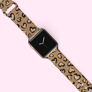 Leopard Hearts Watch Band
