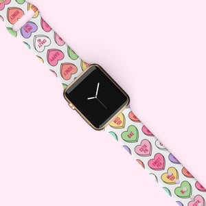 Candy Hearts Watch Band