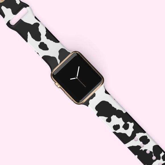 Cow Print Watch Band - Main Image