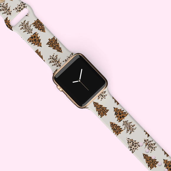 Leopard Trees Watch Band